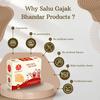 SAHU GAJAK BHANDAR Special Agra Gajjak Made with Sesame Seeds in Ghee 1600g (Pack of 4, 400g Each) | Traditional Indian Sweet | No Preservatives | Crunchy Winter Snack view 4