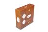 Kosher Bamboo Soft Tissue Paper napkin - Pack of 3 - Made of pure Bamboo Pulp -(16 x 16 CM)- 2 Ply- 50 Pulls Each (brownGloss) view 1