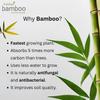 Kosher Bamboo Soft Tissue Paper napkin - Pack of 3 - Made of pure Bamboo Pulp -(16 x 16 CM)- 2 Ply- 50 Pulls Each (brownGloss) view 4