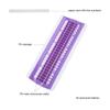 50-Position Floss Organizer -Stitch Prevention 50-Position Floss Organizer Convenient and Efficient with 4 Sheets That Can Be Changed on Request! (Purple) view 3