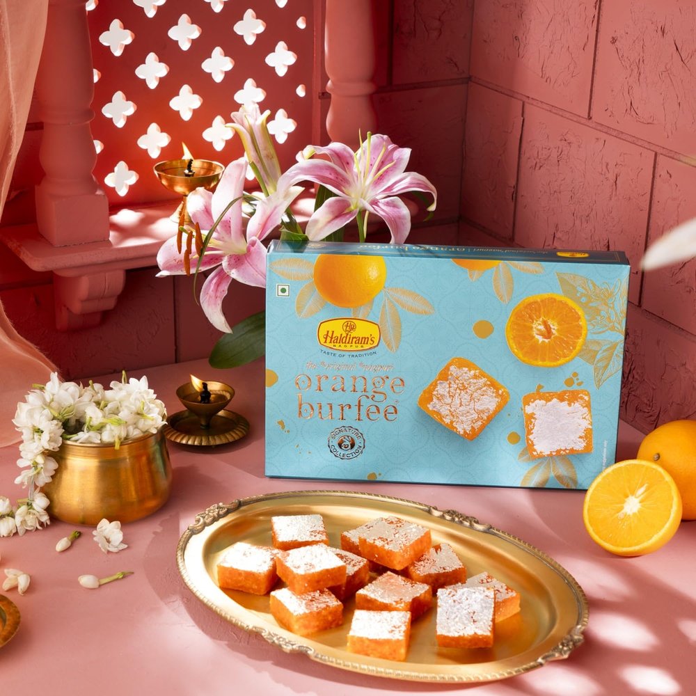 Haldiram's Nagpur Orange Burfee 500g