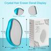 Moxtiza Crystal Hair Eraser for Women and Men, Magic Hair Eraser Crystal Hair Remover, Painless Exfoliation Hair Removal Tool Reusable & Washable, Portable Epilator(Multi Color) view 4