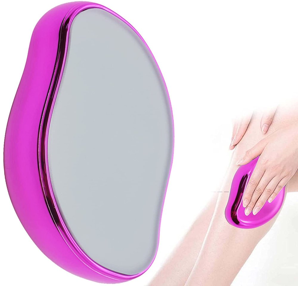 Mahi Enterprise Crystal Hair Eraser, Crystal Hair Remover, Portable Magic Hair Remover for Arms Legs Back, Painless Hair Removal for Women Apply to Any Part of the Body