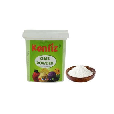 KONFIZ GMS Powder 100gms for Ice Creams | Food Grade | Soft, Smooth and Creamy | Raising Ingredient Powder | Instant Ice Creams That Improves Texture & Softness