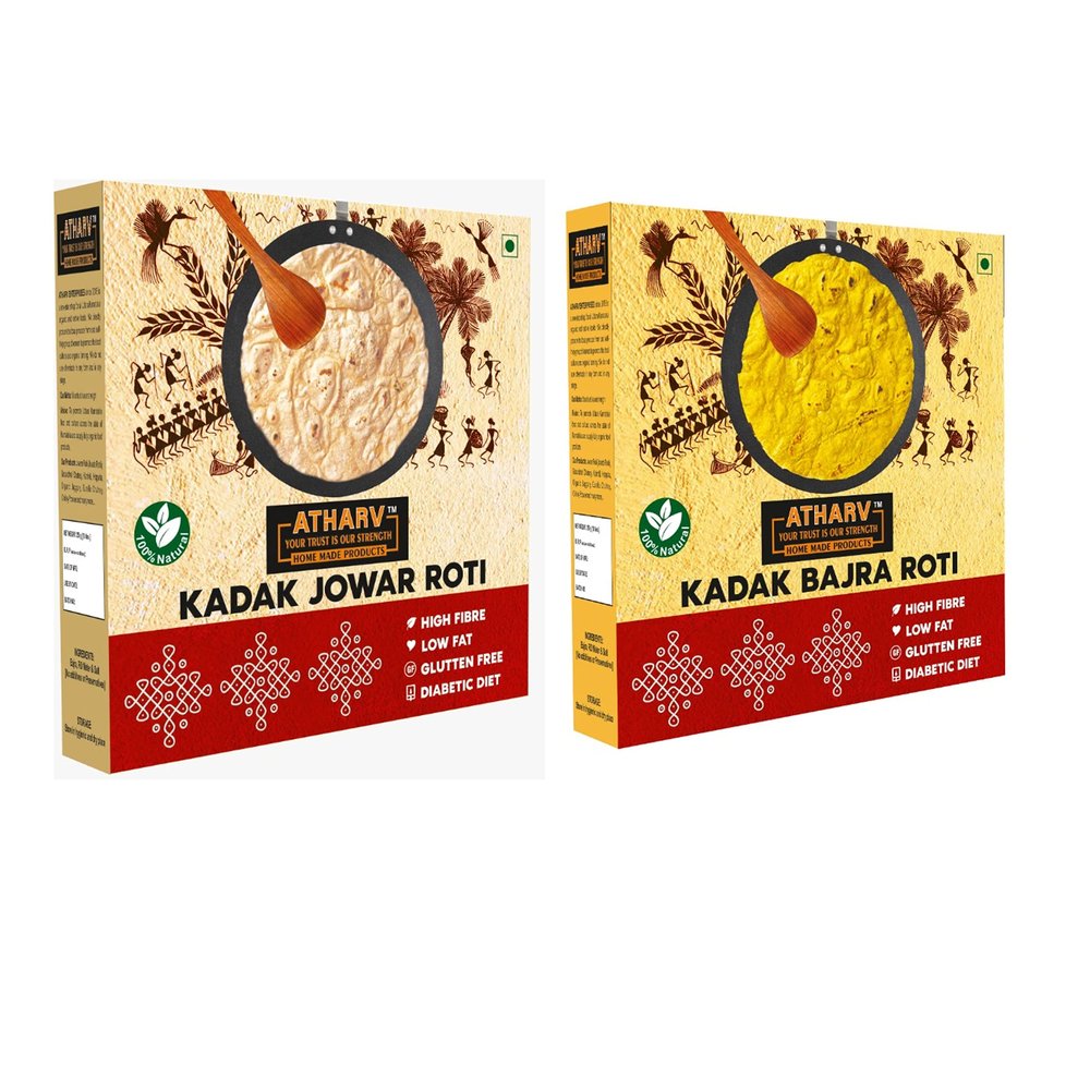 KHADAK JOWAR & BHAJRA ROTI I READY TO EAT I 100% ORGANIC