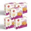 SAHU GAJAK BHANDAR Peanut Chikki 2.5kg (5 x 500g Boxes) | Moongfali Chikkies | Jaggery Groundnut Mittai | Gol Shape Traditional Indian Snack Bars | Crunchy Eatables | No Preservatives view 1
