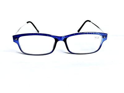 VOK | COMPUTER PROTECTION READING SPECS | BLUE FILTER LENS | ZERO STRAIN FROM COMPUTER ALL POWER AVAILABLE (+3.50, Blue)