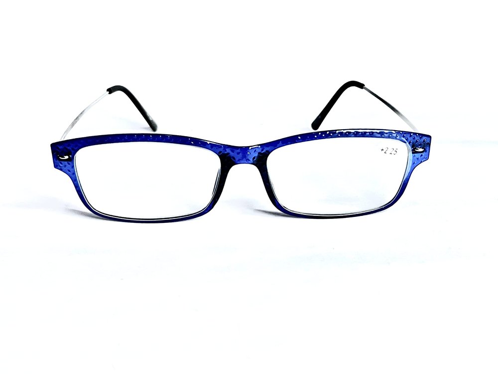 VOK | COMPUTER PROTECTION READING SPECS | BLUE FILTER LENS | ZERO STRAIN FROM COMPUTER ALL POWER AVAILABLE (+3.50, Blue)