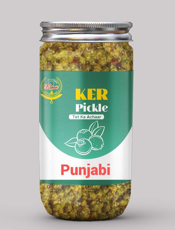 Punjabi Ker/Tenti Pickle Homemade Fresh Ker/Teinti Ka Aachar(400G) - Mothers Recipe | Organic North Indian Pickle | Healthy Ker Pickle | Traditional Home Made Achaar