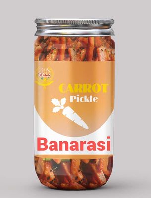 Carrot Pickle Homemade Fresh Carrot/Gaajar Ka Aachar(400G) - Mothers Recipe | Organic North Indian Pickle | Healthy Carrot Pickle | Traditional Home Made Achaar
