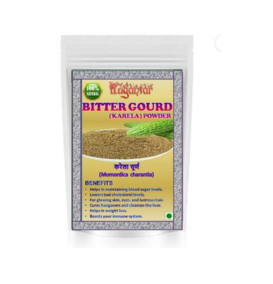 YUGANTAR Organic Karela Powder | Bitter Melon | Supports Immunity System(Pack of 2)(Each 100gm)
