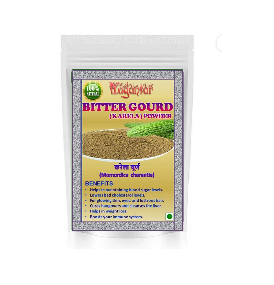 YUGANTAR Organic Karela Powder | Bitter Melon | Supports Immunity System(Pack of 2)(Each 100gm)
