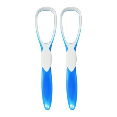 BumGum Tongue Scraper/Cleaner | Blue | (Pack of 2)