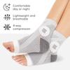 BraceAbility Neuropathy Socks for Women and Men - Toeless Compression Foot Neuropathy Socks, Peripheral Neuropathy Socks, Diabetic Neuropathy Socks, Arthritis Socks (XL - Gray) view 3
