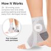 BraceAbility Neuropathy Socks for Women and Men - Toeless Compression Foot Neuropathy Socks, Peripheral Neuropathy Socks, Diabetic Neuropathy Socks, Arthritis Socks (XL - Gray) view 4