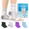 BraceAbility Neuropathy Socks for Women and Men - Toeless Compression Foot Neuropathy Socks, Peripheral Neuropathy Socks, Diabetic Neuropathy Socks, Arthritis Socks (L - Gray) view 1