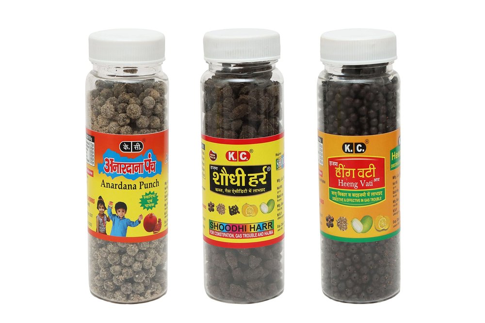 K.C. Hajma Shoodhi Harr(120G) Hajma Heeng Vati(140G) Anardana Punch(140G)