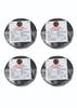 JOYTOSS Tortilla Wrap | Fresh Taste & Soft Texture l Best for Wraps, Tacos, Nachos & Rolls l Ready to Eat Healthy Food - Pack of 4 X 25 Pcs (CHARCOAL) view 1