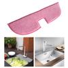 CALANDIS Resuable Faucet Absorbent Mat Water Drying Pads Water Stains Prevent Pink view 2