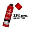 Adigo | Man | Classic & Regular | Shaving Foam | All Skin Type | 420 gm | with 33% Extra Free (Pack Of 2) view 3