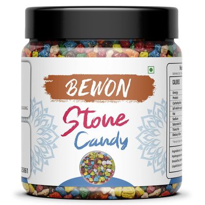 BEWON Colorful Stone Chocolate Candy Fun and Crunchy Chocolate Rocks - (400gm Pack)