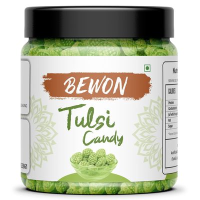 BEWON Natural Tulsi Candy Herbal Freshness and Sweetness