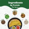 Gladful Sprouted Lentils & Millets Protein Methi Chilla Dosa Mix, No Maida, No Palm Oil, No Cholesterol, Less Carb, Diabetic Friendly 200 G (Pack Of 2) view 4