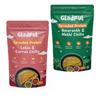 Gladful Carrot & Methi Protein Sprouted Lentils & Millets Instant Cheela Dosa Mix, No Maida, No Palm Oil, Low Gi, Less Carb, Gluten Free (Pack of 2) - 400 Gm view 1