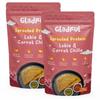Gladful Sprouted Amaranth and Carrot Chilla Mix, Highe Protein Lentils & Millets, No Maida, No Palm Oil, Gluten Free, High Fiber 200 Gm (Pack Of 2) view 1