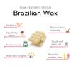 tavcha Stripless Brazilian White Chocolate Wax, For Face - Upper lips, Eye brow, Cheek, Chin, For head, For Body - Arms, Under arms, Legs, Back, Bikini line | Men & Women | 100G view 3