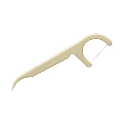 BumGum Corn Starch Floss Pick (Pack of 50 pcs) | Biodegradable Handle