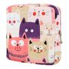 Desing Wish 1 Pack Period Pouch, Portable Tampon Storage Bag for Sanitary Napkins, Tampon Holder for Purse Feminine Product Organizer, First Period Gifts for Teen Girls School (Cat) view 1