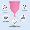 FAIRBIZPS Menstrual Cup Period Cup Reusable Ultra Soft & Flexible Medical Grade Menstrual Cup for Women (Large) view 3