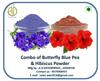 A D Food & Herbs Combo of Butterfly Pea Flower/Hibiscus Powder Aromatic Edible for Homemade Lattes, Tea Blends, Bath Salts, Face packs & Body packs (50 GMS x Pack of 2) view 2