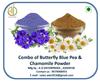 A D Food & Herbs Combo of Butterfly Pea Flower/Chamomile Powder Aromatic Edible for Homemade Lattes, Tea Blends, Bath Salts, Face packs & Body packs (100 GMS x Pack of 2) view 2