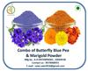 A D Food & Herbs Combo of Butterfly Pea Flower/Marigold Powder Aromatic Edible for Homemade Lattes, Tea Blends, Bath Salts, Face packs & Body packs (100 GMS x Pack of 2) view 2