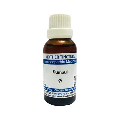 Jhactions Sumbul Q - 30mL || Homeopathic Mother Tincture Drops