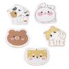 HENIJ Kitchen Cleaning Sponge, Cartoon Scrub Sponge Cute Brush Dish Cloth Scouring Pad for Kitchen Bathroom, Random Pattern (Pack of 5) view 1