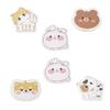 HENIJ Kitchen Cleaning Sponge, Cartoon Scrub Sponge Cute Brush Dish Cloth Scouring Pad for Kitchen Bathroom, Random Pattern (Pack of 6) view 1