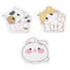 HENIJ Kitchen Cleaning Sponge, Cartoon Scrub Sponge Cute Brush Dish Cloth Scouring Pad for Kitchen Bathroom, Random Pattern (Pack of 3) view 1