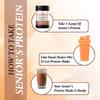 CUTISWISS Protein Powder Supplement for Senior Citizens | Protein Powder for Elders, 40+ & Old Age Men & Women (360 Gm) view 4
