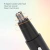 Electric Nose Depilatory, Multifunctional Nose Hair Trimmer 2 in 1 High Speed Motor 3D Floating Coat Design For Men For Ear For Eyebrow For Lips (Black) view 2