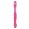 False Teeth Cleaning Brush, Dirt Removal Professional Denture Brush Safe Soft Hair Double Sided for Home Travel (Pink) view 4