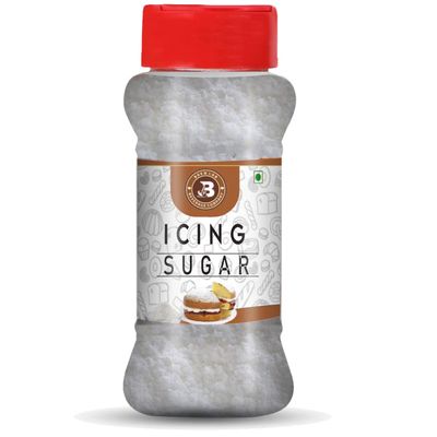 Brew Lab Icing Sugar Ideal for Frostings, Glazes, Fudge, Thickening Cakes & Desserts Icing Sugar (100 g)