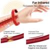 3PCS Redup Far Infrared Negative Ions Wristband Anti-Static Sports Bracelet, Anti-Static Bracelet Negative Ion Silica Gel Balance Energy Sports Bracelet Lymph Drainage Magnetic Bracelet view 3