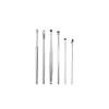 Digital Shoppy 6 Pcs Ear Wax Removal Ear Picking Spoon Set Ear Care Cleaning Earpicks With Storage Case Stainless Steel Tools Kit (Black) view 1