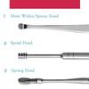 Digital Shoppy 6 Pcs Ear Wax Removal Ear Picking Spoon Set Ear Care Cleaning Earpicks With Storage Case Stainless Steel Tools Kit (Light pink) view 4