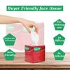Biogreen Cube Facial Tissue Pack of 6 | 80 pulls in each box cube facial tissue for car box view 4