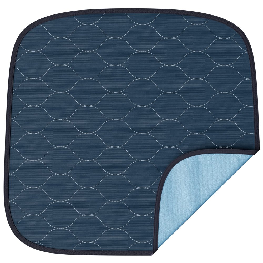 Waterproof Seat Protector (17.7 x 17.7) - Blue Absorbent Seat Covers - Waterproof Chair Pad for Incontinence Washable - Chair Pad Protectors - Incontinence Pads for Kids, Pets, Adults, & Seniors