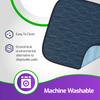 Waterproof Seat Protector (17.7 x 17.7) - Blue Absorbent Seat Covers - Waterproof Chair Pad for Incontinence Washable - Chair Pad Protectors - Incontinence Pads for Kids, Pets, Adults, & Seniors view 4